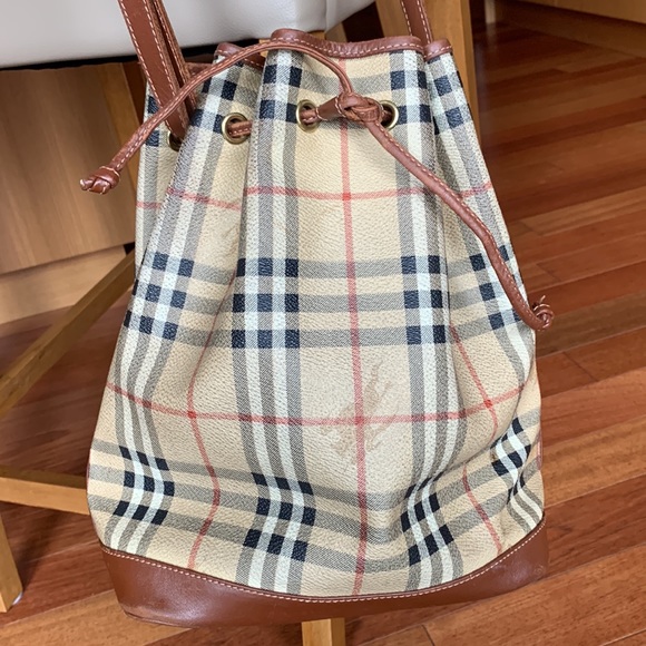 Vintage Burberry drawstring hand back - Picture 3 of 10